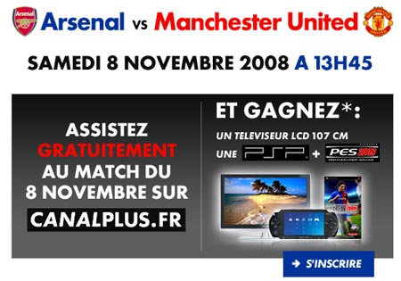 NEWS MEDIAS Canal+ diffuse gratuitement Arsenal vs Manchester United canalmatchfreearse mantc NEWS MEDIAS Canal+ diffuse gratuitement Arsenal vs Manchester United
