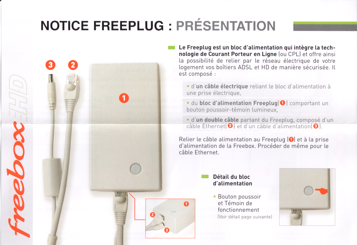 Freeplugs Appairage & Présentation - Comment fonctionne le Freeplug ( CPL  Free ) 