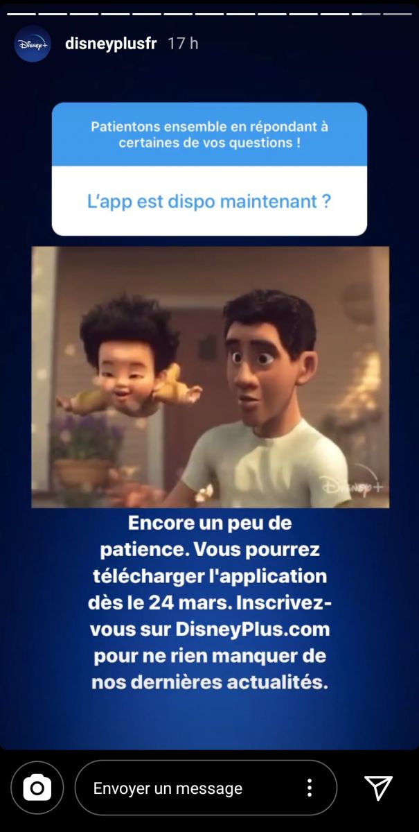 L'application Disney+ sera disponible le 24 mars 2019