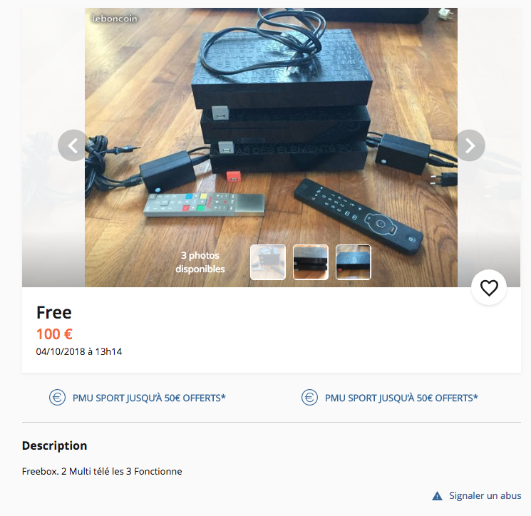 Clin Doeil Des Freebox Révolution Vendues Sous Le Manteau - 