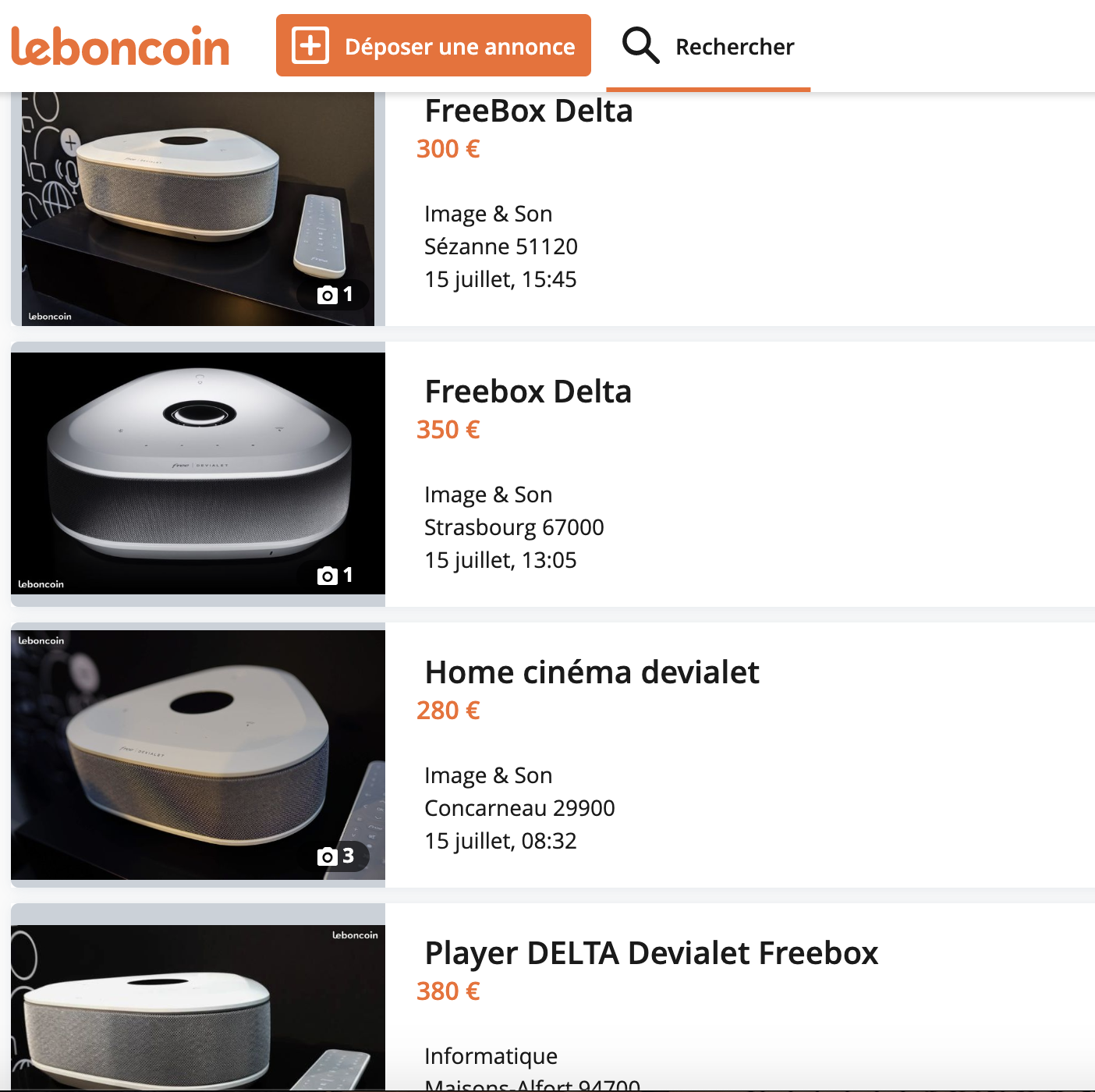 Freebox Player Devialet – Son exceptionnel – Bon état | Used