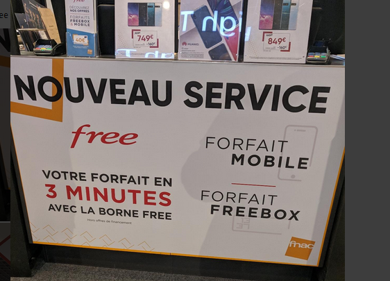 Les offres Free Mobile et Freebox désormais disponibles à la Fnac fnac