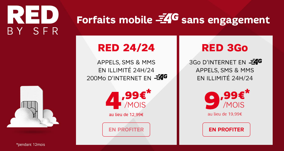 RED by SFR s’invite encore sur Showroomprivé avec deux offres dans le ...