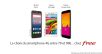 Free Mobile met en avant 3 smartphones 4G à moins de 100€