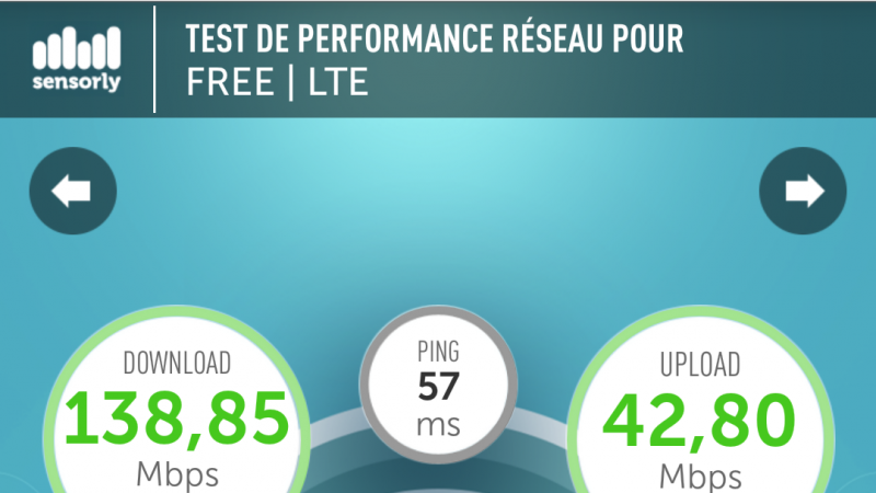 Record 4G Free Mobile Nantes battu !