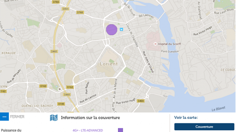 La 4G+ Free Mobile arrive à Lorient