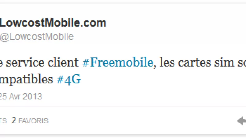 [MàJ] Les cartes SIM de Free Mobile seraient « déjà compatibles 4G »