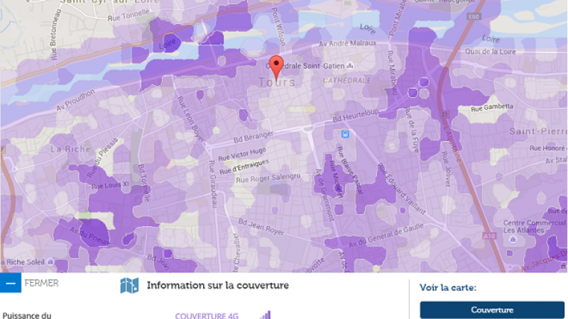 Couverture et débit 4G Free Mobile : Focus sur Tours