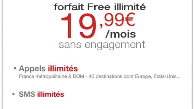 Forfait Free Mobile Illimité : La 4G incluse et 10 Go de fair use ?