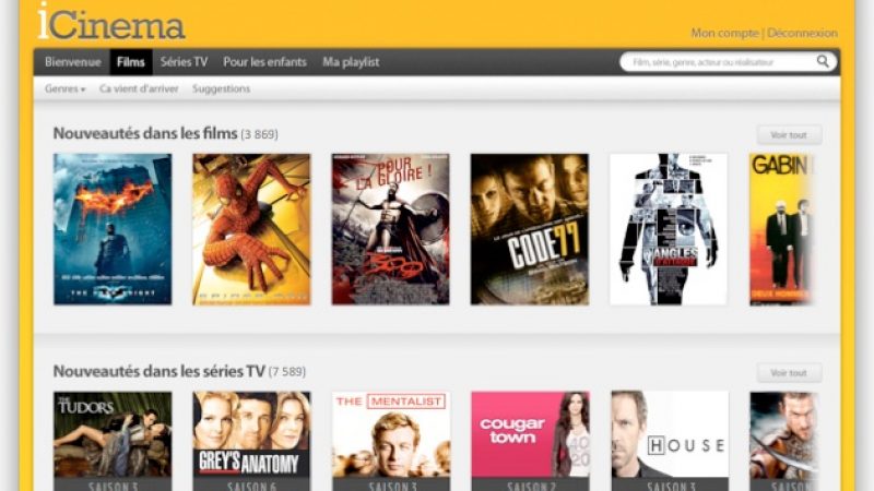 Découvrez l’interface SVOD d’ICinéma