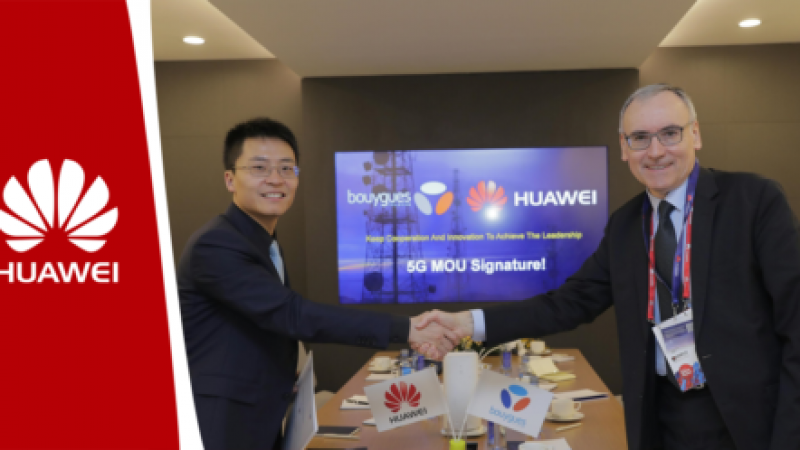 Bouygues Telecom va tester la 5G en collaboration avec Huawei