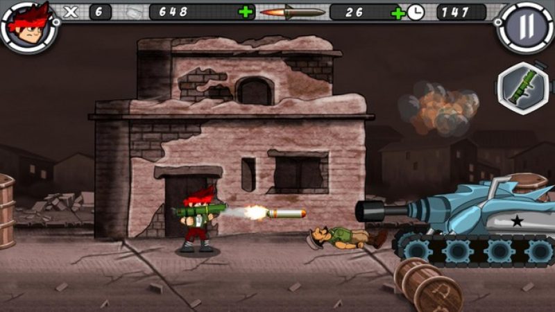 Test d’Alpha Guns sur Freebox mini 4K : un jeu gratuit inspiré de Metal Slug