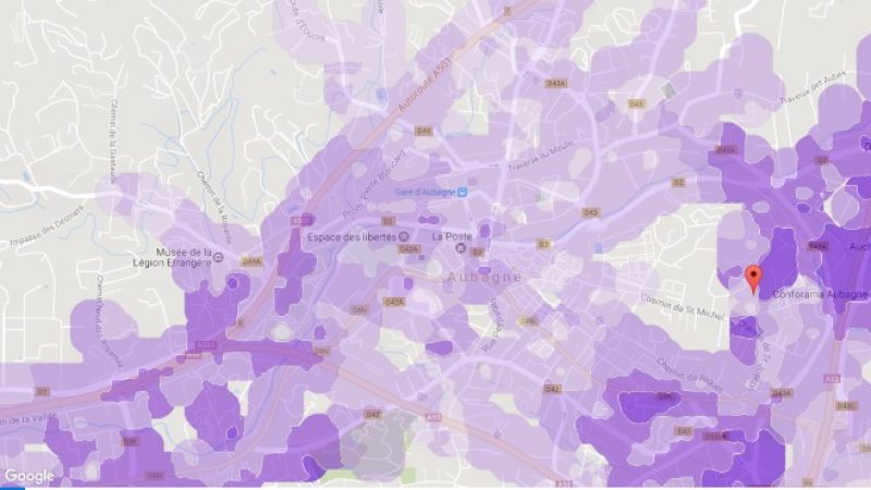 Couverture et débit 4G Free Mobile : Focus sur Aubagne