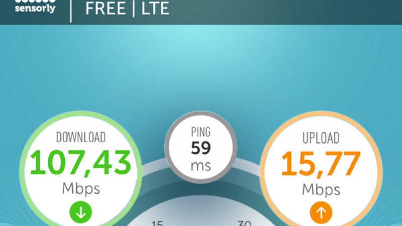 Record 4G Free Mobile à Blagnac