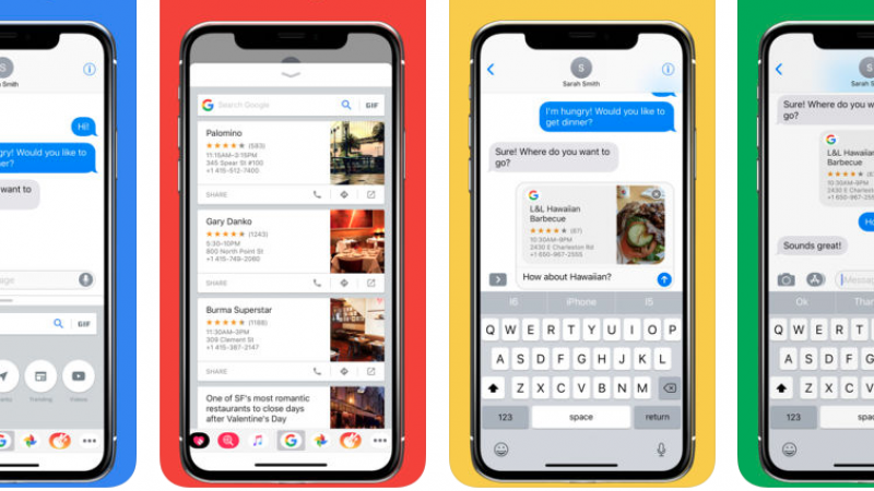 Google s’invite dans iMessage sur iOS