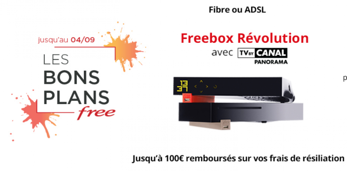 Free renouvelle pour la rentrée ses “Bons Plans” sur les offres Freebox