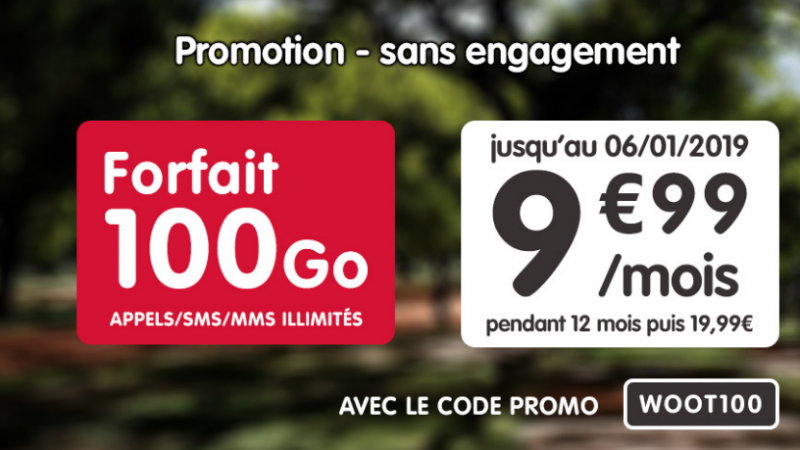 NRJ Mobile brade son forfait 100 Go à 9,99€/mois