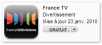 Catch-up TV : FranceTélévisions s’invite sur iPhone
