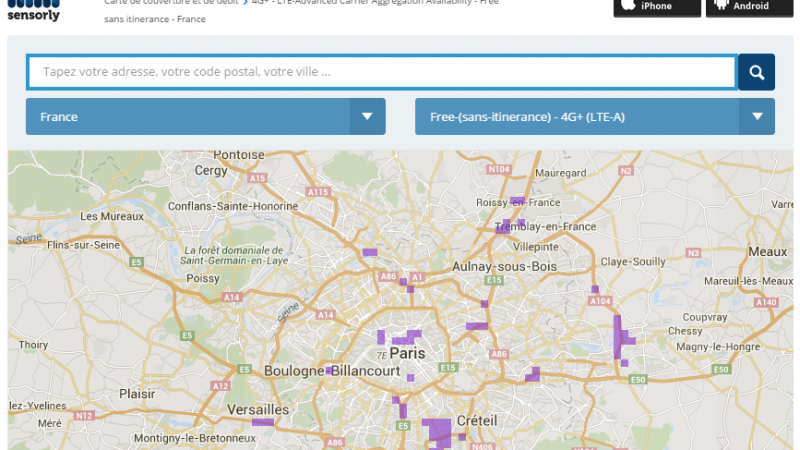 Free poursuit le déploiement du réseau 4G+. Le gain de débit pour les abonnés est immédiat.