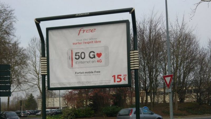 Découvrez une nouvelle pub de Free Mobile mettant en avant les 50Go en 4G