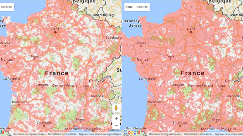 Free Mobile : la couverture en itinérance Orange désormais visible sur la carte officielle