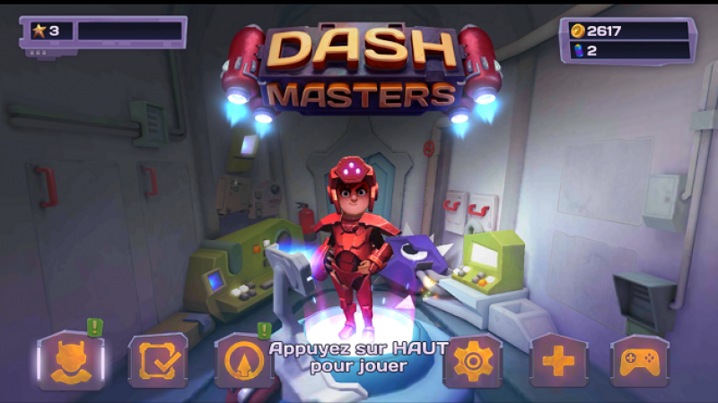 Nouveau jeu gratuit : Envolez vous jusqu’au sommet avec Dash Masters sur Freebox Mini 4K