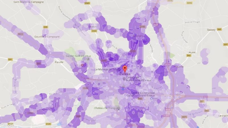 Couverture et débit 4G Free Mobile : Focus sur Évreux