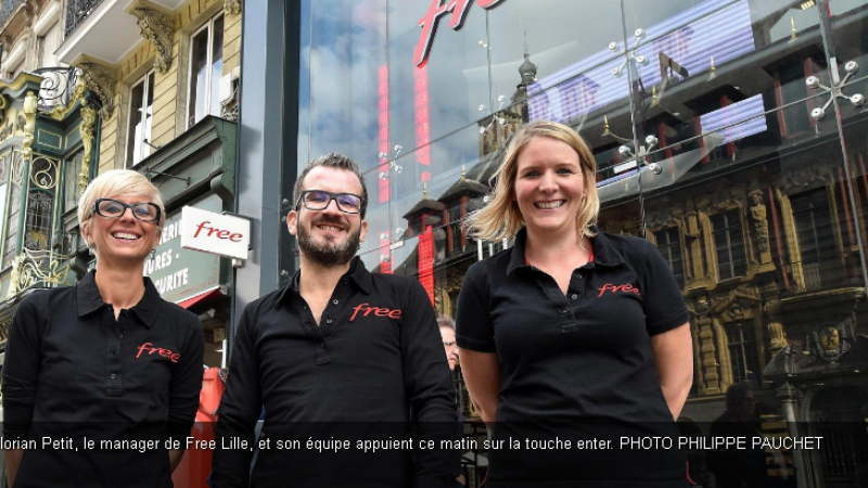 Free ouvre ce matin son plus grand Free Center de province