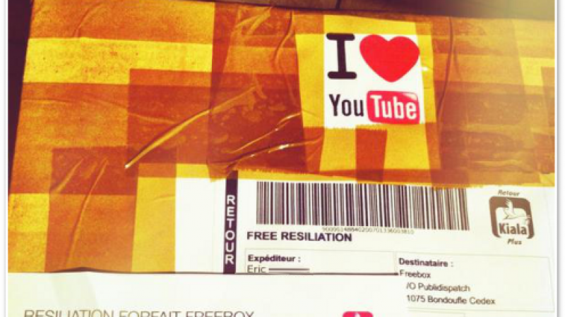 Clin d’oeil : Free, I love Youtube !