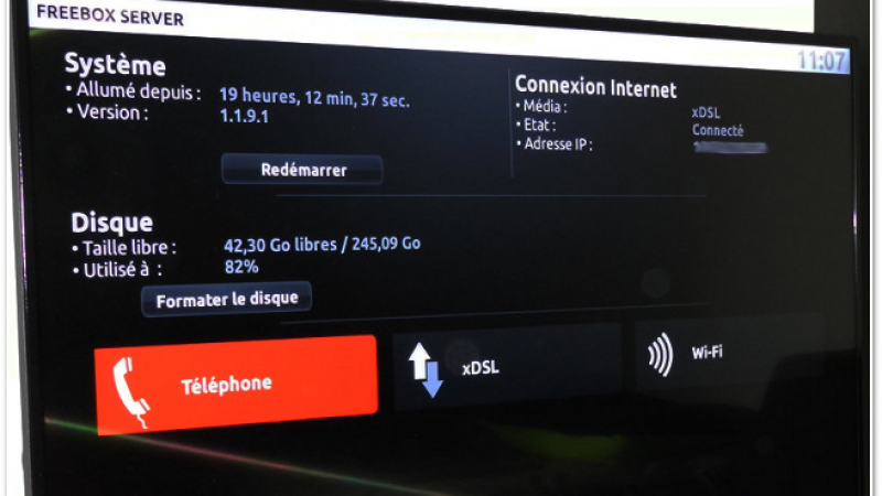 Découvrez la nouvelle interface « Informations du Freebox Server »