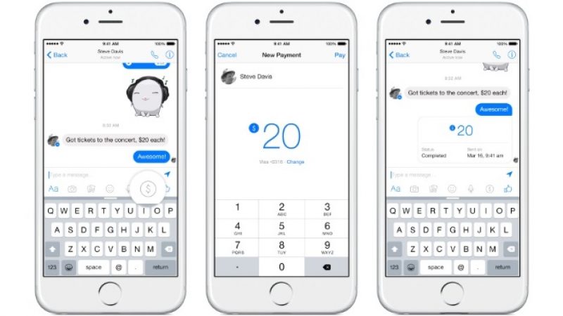 Facebook Messenger va proposer une nouvelle fonctionnalité permettant d’envoyer de l’argent à ses amis