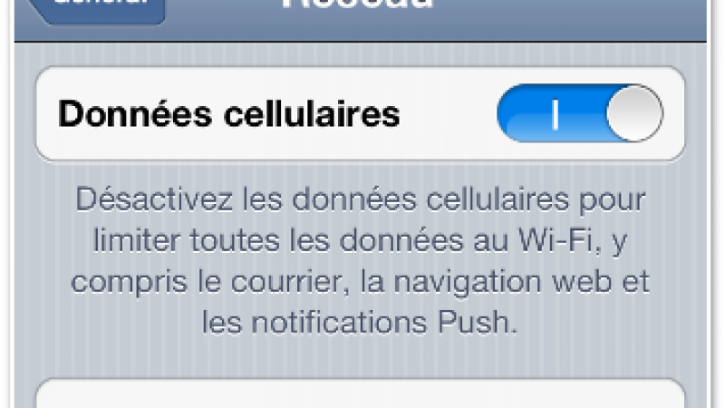 Configurez votre iPhone sur le réseau Free Mobile