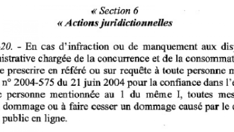 Le projet de loi Hamon préconise le blocage de site internet.