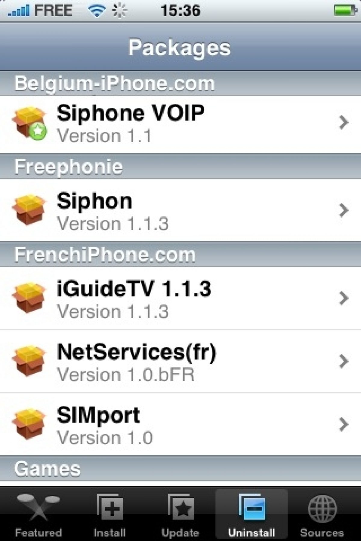 [MàJ] iPhone : SiphoneVOIP siphonne Siphon (Free) ?