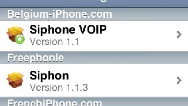 [MàJ] iPhone : SiphoneVOIP siphonne Siphon (Free) ?
