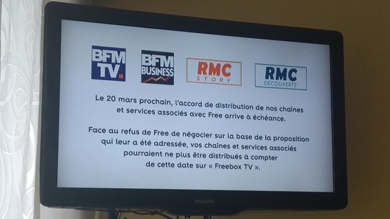 Reprise de BFM et RMC : Free refuse de négocier avec Altice devant le CSA