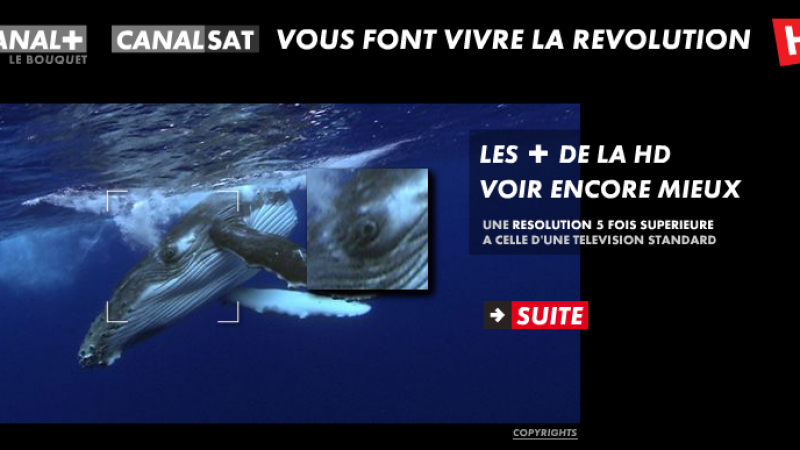 Canal Plus Canal Sat vous font vivre la révolution HD