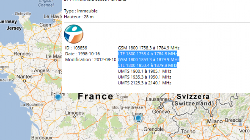 [MàJ] Bouygues a obtenu l’autorisation de la 4G sur les 1800 MHz pour faire des tests
