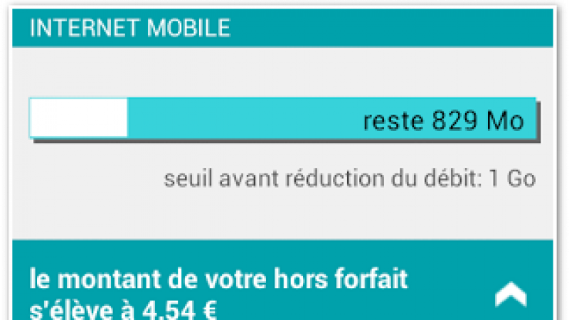 Sosh propose (enfin) le suivi de la consommation Internet