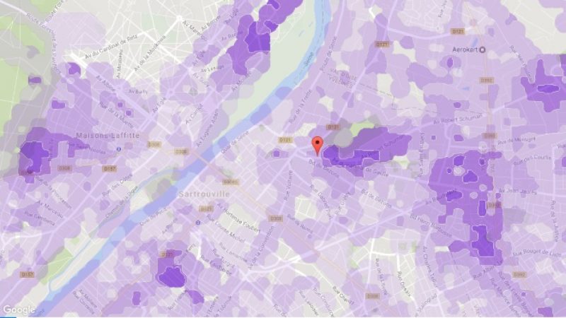 Couverture et débit 4G Free Mobile : Focus sur Sartrouville