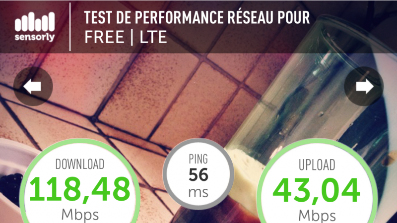 Record 4G Free Mobile Lille battu !