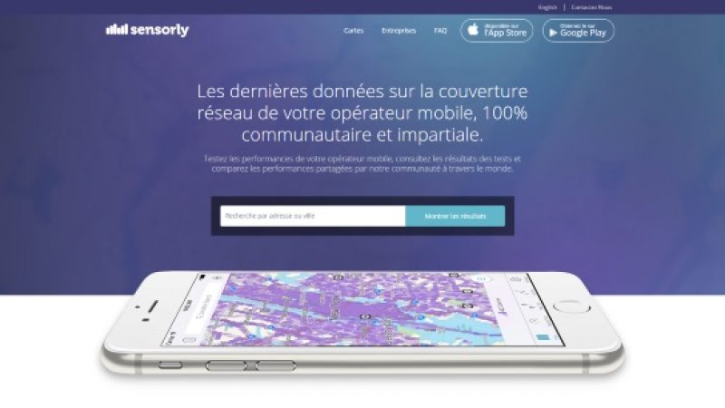 Couverture mobile : Sensorly lance une nouvelle version et de nouvelles cartes