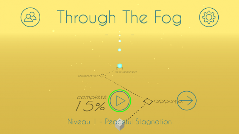 Nouveau jeu sur Freebox Mini 4K : Traversez divers niveaux avec votre cube dans Through The Fog