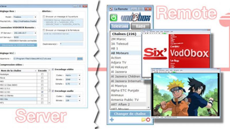Nouvelle version VODOBOX: Freebox TV sur votre réseau local