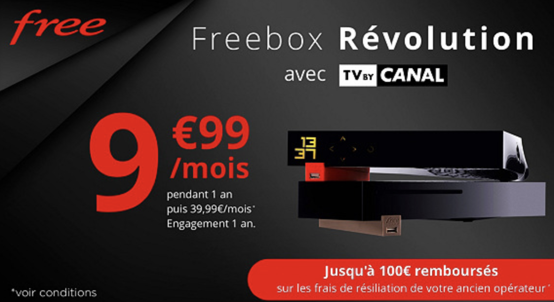 Vente privée box internet : 15€ pour la Freebox Révolution
