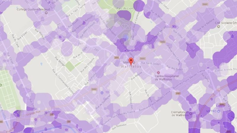 Couverture et débit 4G Free Mobile : Focus sur Wattrelos