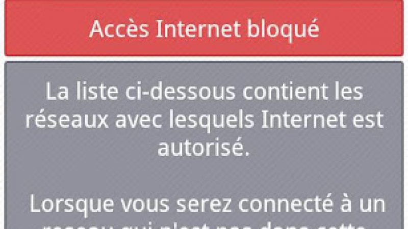 Téléchargez Accréditeur 3G afin de bloquer l’itinérance de votre abonnement Free Mobile