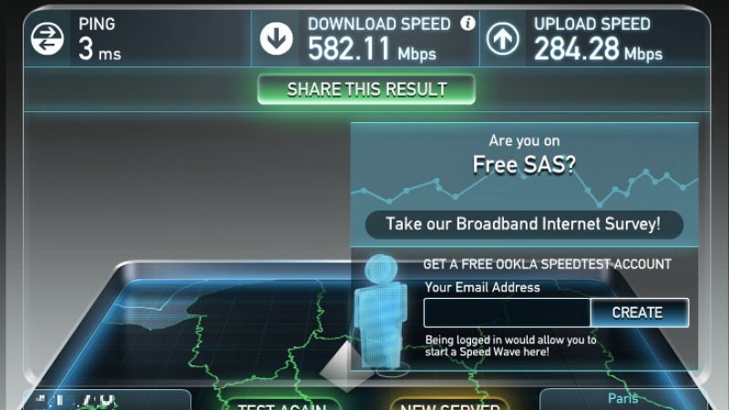 Fibre et VDSL2 chez Free : découvrez les tests de débits les plus impressionants obtenus par les Freenautes
