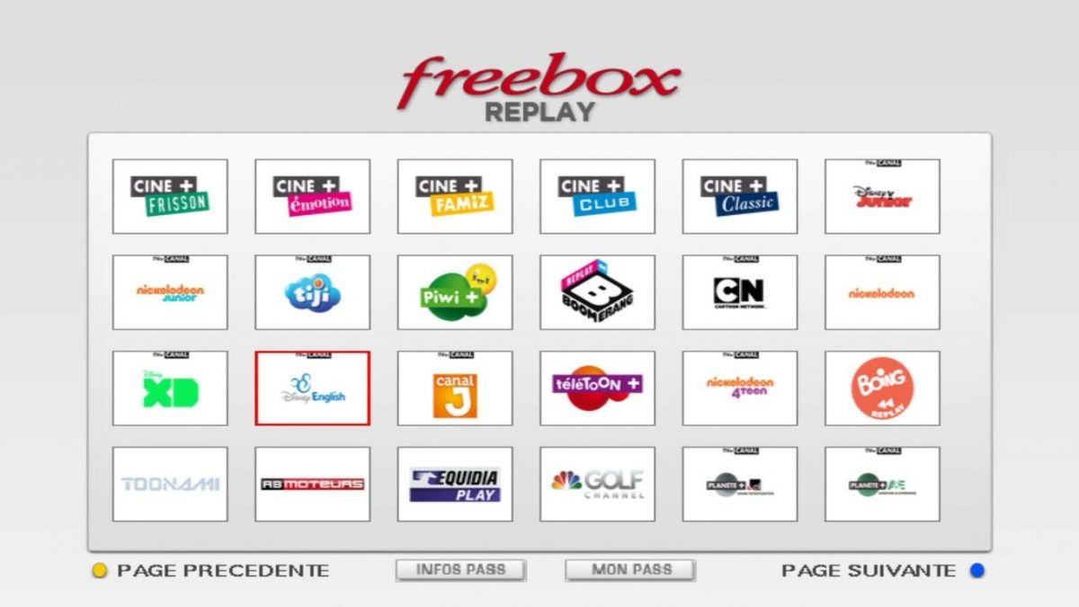 Les replay des 29 nouvelles chaînes disponibles également sur Freebox Crystal et Mini 4K, mais avec l’ancienne interface