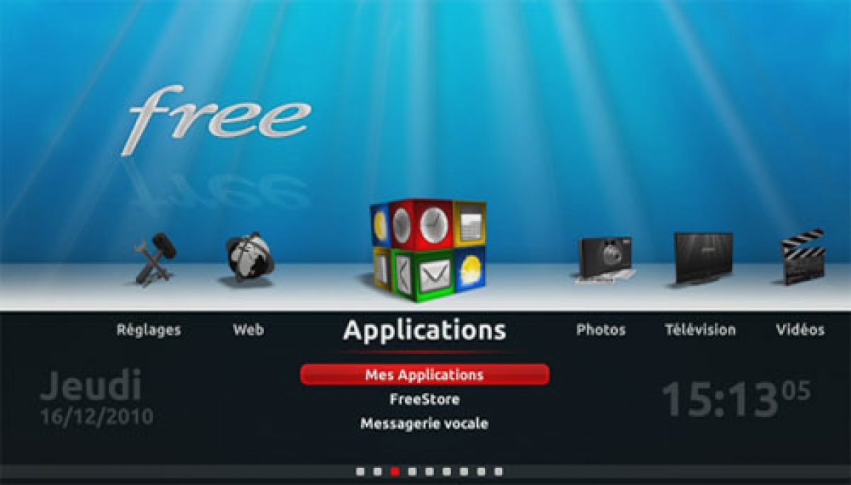 Free annonce le lancement des applications graphiques pour le Freebox Player